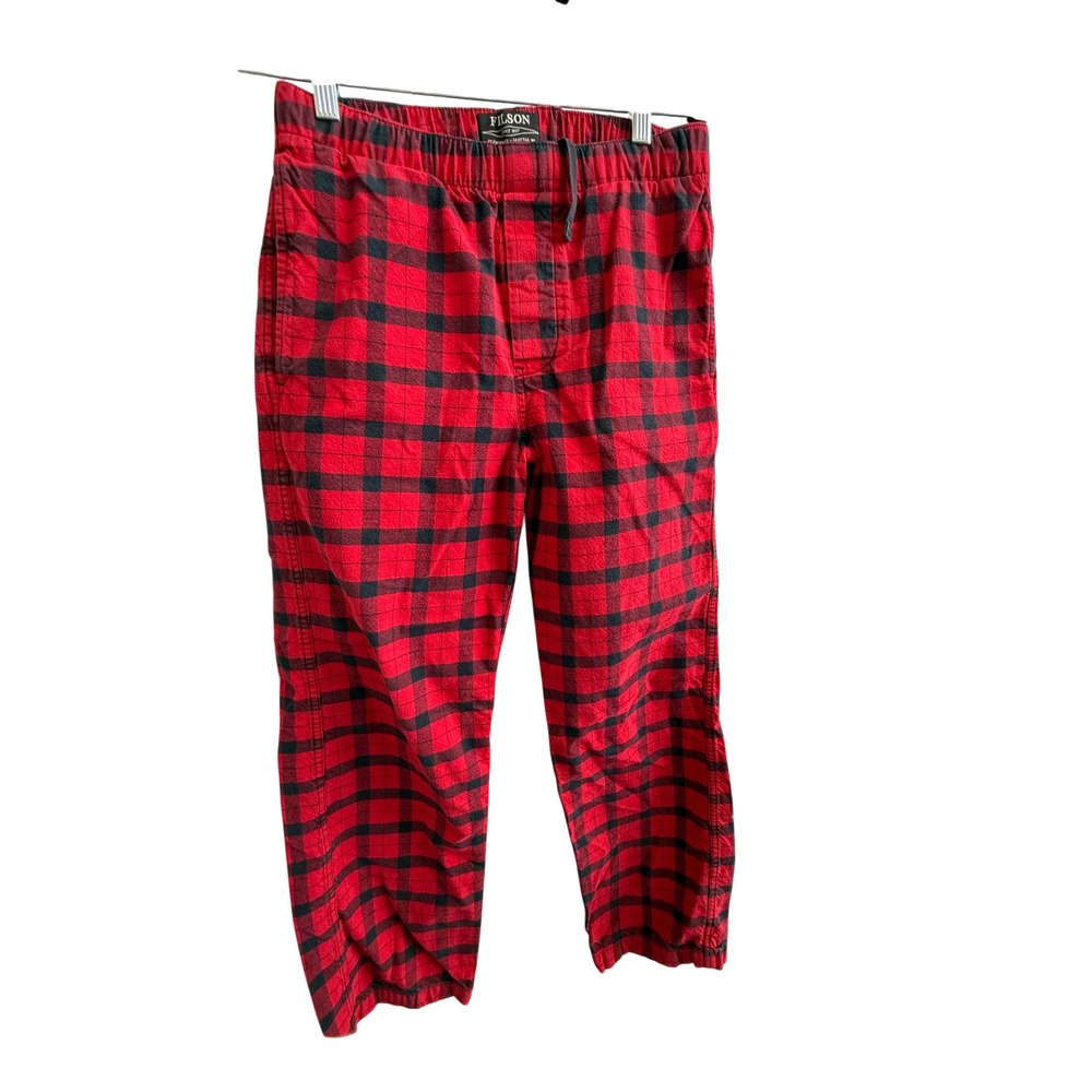 Filson Flannel Sleep Pants Buffalo Check Plaid Loungewear‎ Pajamas 29/36